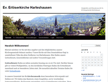 Tablet Screenshot of kirche-harleshausen.de